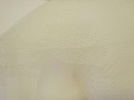 Dress Netting White 40 Mtr Bolt (Silk)